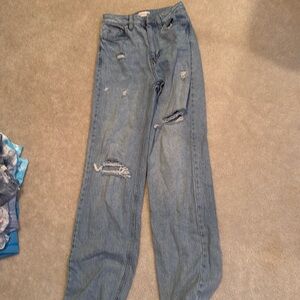 PACSun 80’s boyfriend ripped jeans.